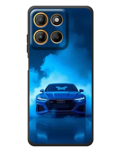 Чохол для Motorola Edge 60 Neo з картинкою «Audi — блакитна енергія»