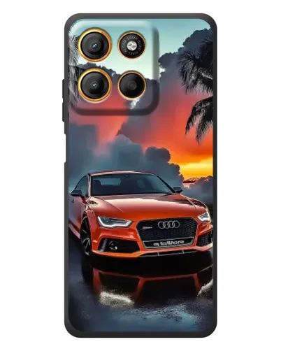 Чохол для Motorola Edge 60 Neo з картинкою «Audi — захід сонця»