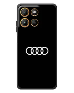 Чохол для Motorola Edge 60 Neo з картинкою «Audi White Logo»