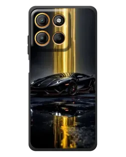 Чохол для Motorola Edge 60 Neo з картинкою «Нічний Lamborghini драйв»