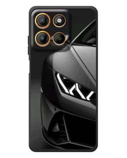 Чохол для Motorola Edge 60 Neo з картинкою «Lamborghini фари деталізація»