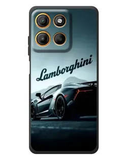 Чохол для Motorola Edge 60 Neo з картинкою «Класичний Lamborghini надпис»