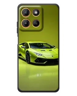 Чохол для Motorola Edge 60 Neo з картинкою «Салатовий Lamborghini Huracan»