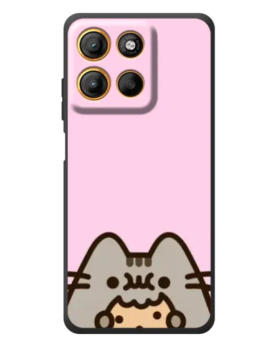 Чехол для Motorola Edge 60 Neo с картинкой «Pusheen и печенье» Чехол для Motorola Edge 60 Neo с картинкой «Pusheen и печенье»