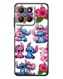Чохол для Motorola Edge 60 Neo з картинкою «Стікери Stitch та Angel»