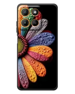 Чохол для Motorola Edge 60 Neo з картинкою «Райдужна квітка»