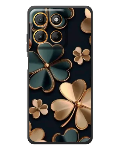 Чохол для Motorola Edge 60 Neo з картинкою «Конюшина в золоті»