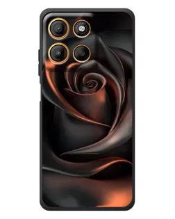 Чохол для Motorola Edge 60 Neo з картинкою «Шовкова чорна троянда»