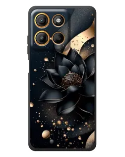 Чохол для Motorola Edge 60 Neo з картинкою «Чорний лотос»