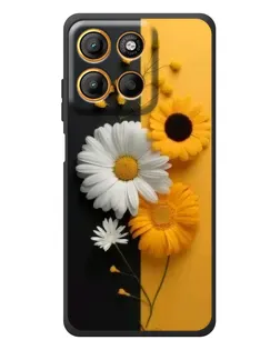 Чохол для Motorola Edge 60 Neo з картинкою «Соняшник та ромашка»