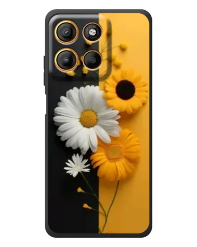 Чохол для Motorola Edge 60 Neo з картинкою «Соняшник та ромашка»
