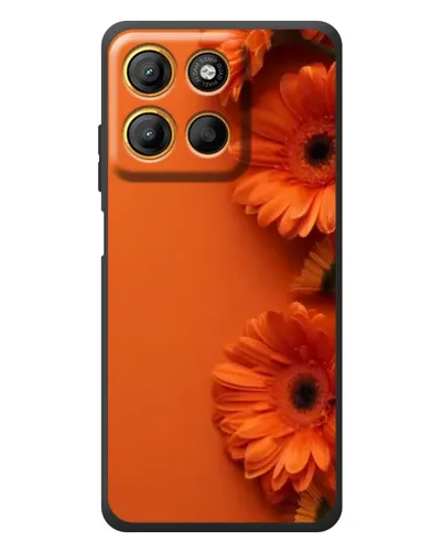Чохол для Motorola Edge 60 Neo з картинкою «Помаранчеві гербери»