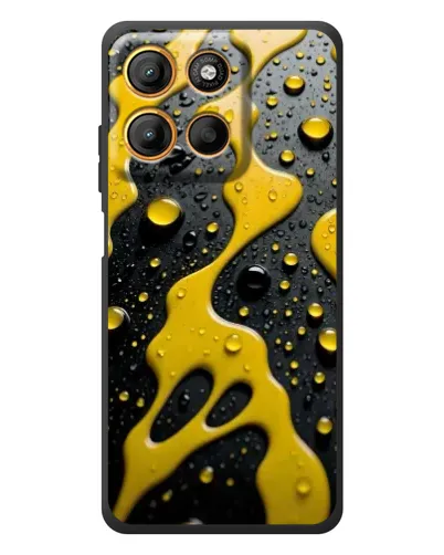Чохол для Motorola Edge 60 Neo з картинкою «Рідке жовте золото»