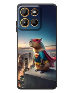 Чехол для Motorola Edge 60 Neo с картинкой «Капи-мен супергерой»