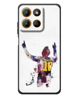 Чехол для Motorola Edge 60 Neo с картинкой «Messi Barca»