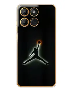 Чехол для Motorola Edge 60 Pro с картинкой «Jordan Gradient Logo»