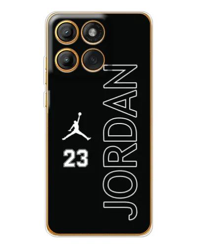 Чехол для Motorola Edge 60 Pro с картинкой «Jordan Vertical»