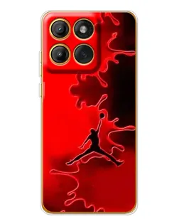 Чехол для Motorola Edge 60 Pro с картинкой «Jordan Red Smoke»