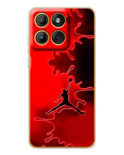 Чехол для Motorola Edge 60 Pro с картинкой «Jordan Red Smoke»