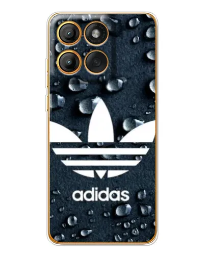Чохол для Motorola Edge 60 Pro з картинкою «Adidas Trefoil Blue»