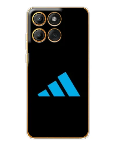 Чохол для Motorola Edge 60 Pro з картинкою «Adidas Cyan Logo»