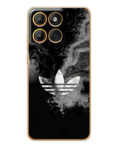 Чохол для Motorola Edge 60 Pro з картинкою «Абстрактний дим Adidas»
