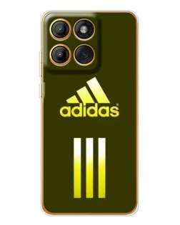 Чохол для Motorola Edge 60 Pro з картинкою «Оливковий градієнт Adidas»