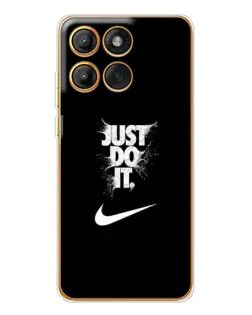 Чохол для Motorola Edge 60 Pro з картинкою «Текстовий принт Nike»