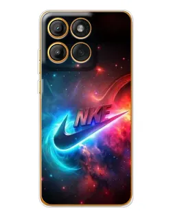 Чохол для Motorola Edge 60 Pro з картинкою «Вогняний логотип Nike»