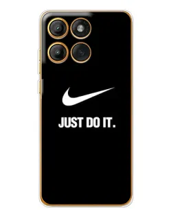 Чохол для Motorola Edge 60 Pro з картинкою «Класичний принт Nike»