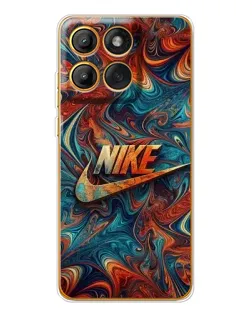 Чохол для Motorola Edge 60 Pro з картинкою «Nike в абстракції»