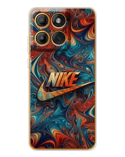 Чохол для Motorola Edge 60 Pro з картинкою «Nike в абстракції»