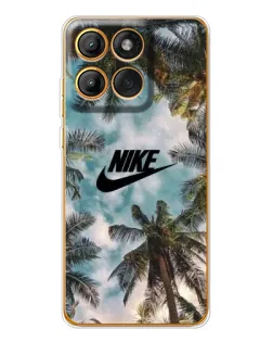 Чохол для Motorola Edge 60 Pro з картинкою «Тропічний принт Nike»