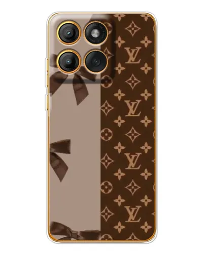 Чохол для Motorola Edge 60 Pro з картинкою «Louis Vuitton — банти»