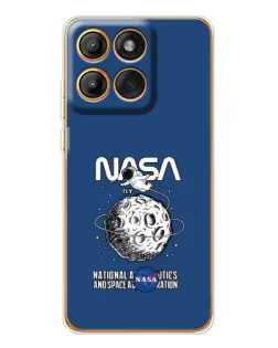 Чохол для Motorola Edge 60 Pro з картинкою «NASA — місячна місія»