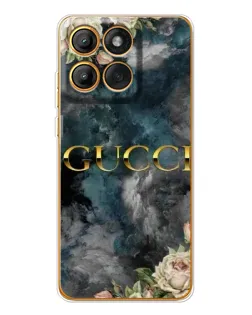 Чохол для Motorola Edge 60 Pro з картинкою «Абстрактні квіти Gucci»