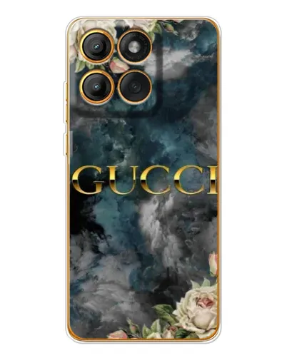 Чохол для Motorola Edge 60 Pro з картинкою «Абстрактні квіти Gucci»