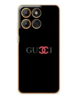 Чехол для Motorola Edge 60 Pro с картинкой «Gucci — красный градиент»