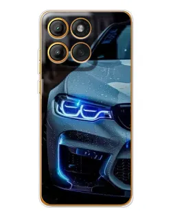 Чехол для Motorola Edge 60 Pro с картинкой «Взгляд BMW с синими фарами» Чехол для Motorola Edge 60 Pro с картинкой «Взгляд BMW с синими фарами»