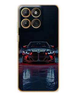 Чехол для Motorola Edge 60 Pro с картинкой «BMW на мокрой дороге»