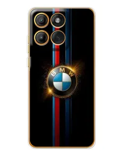 Чехол для Motorola Edge 60 Pro с картинкой «BMW M-Power неон»