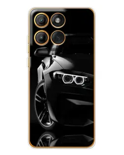 Чохол для Motorola Edge 60 Pro з картинкою «Чорна BMW — профіль»