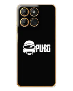 Чехол для Motorola Edge 60 Pro с картинкой «PUBG — классический лого»