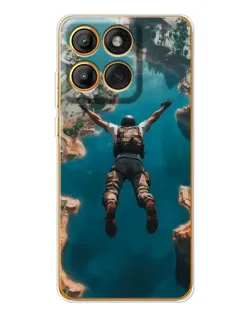 Чехол для Motorola Edge 60 Pro с картинкой «PUBG — свободное падение»