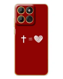 Чехол для Motorola Edge 60 Pro с картинкой «Уравнение любви»