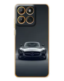 Чохол для Motorola Edge 60 Pro з картинкою «Mercedes на чорному»