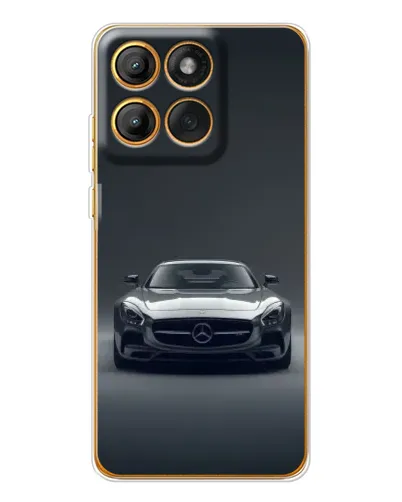 Чохол для Motorola Edge 60 Pro з картинкою «Mercedes на чорному»