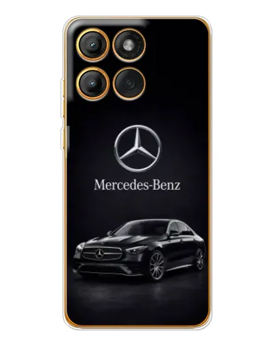 Чехол для Motorola Edge 60 Pro с картинкой «Mercedes — решетка радиатора»
