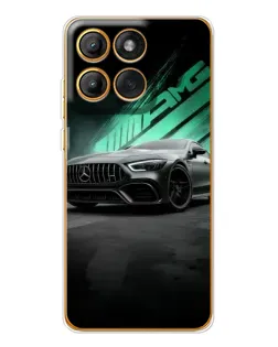 Чехол для Motorola Edge 60 Pro с картинкой «Темный Mercedes AMG»