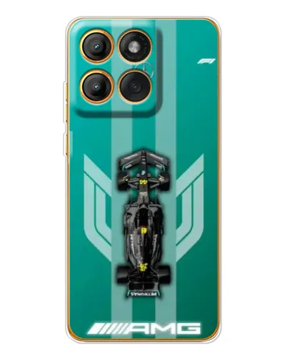 Чехол для Motorola Edge 60 Pro с картинкой «Mercedes AMG Petronas»